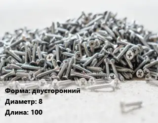 Шуруп двусторонний 8х100